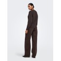 ONLY Kalibu strikcardigan - Chocolate Brown