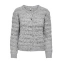 ONLY Cabala cabel strikcardigan - Medium Grey Melange