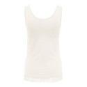 ONLY Live love tanktop - Cloud Dancer / Lace