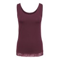 ONLY Live love tanktop - Fig / Lace