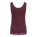 ONLY Live love tanktop - Fig / Lace