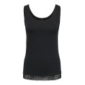 ONLY Live love tanktop - Black / Lace