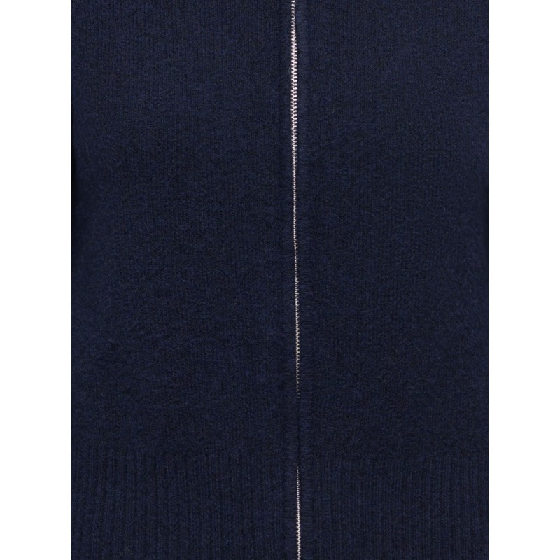 ONLY Macey zipper strikcardigan - Night Sky / Silver Zip