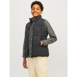 JACK & JONES JUNIOR Vesterbro puffer vest - Sort