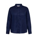 ONLY CARMAKOMA Leoni langærmet skjorte - Vintage Indigo