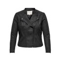 ONLY CARMAKOMA Avana bikerjakke - Black