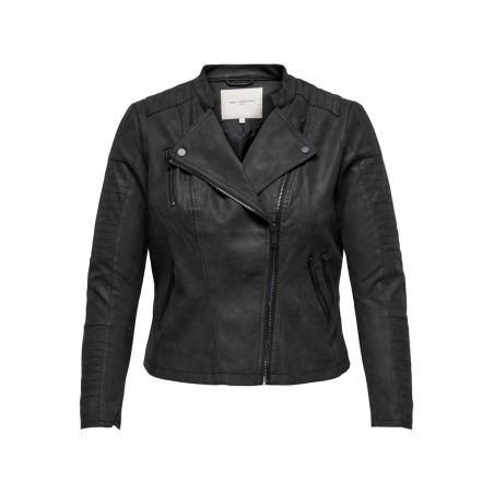 ONLY CARMAKOMA Avana bikerjakke - Black