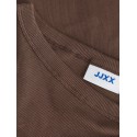 JJXX Fiffi 3/4 boatneck T-shirt - Bracken