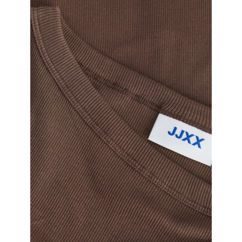 JJXX Fiffi 3/4 boatneck T-shirt - Bracken