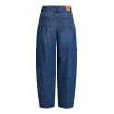 JJXX Fuji barrel mid waist denim jeans - Blue Denim
