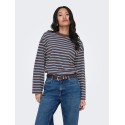 ONLY Freja langærmet bluse - Shopping Bag / Chambray blue
