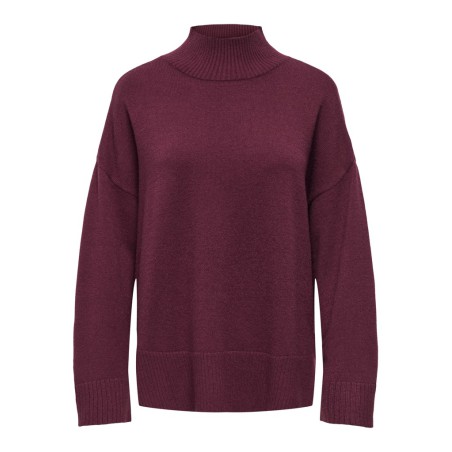ONLY Mary high neck striktrøje - Fig