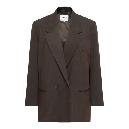 ONLY Alden pinstripe blazer - Mole