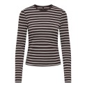 ONLY Nina langærmet bluse - Coffee Bean