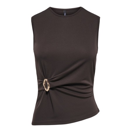 ONLY Haze buckle top - Chocolate Torte