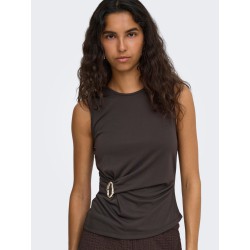 ONLY Haze buckle top - Chocolate Torte