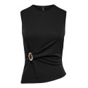 ONLY Haze buckle top - Black