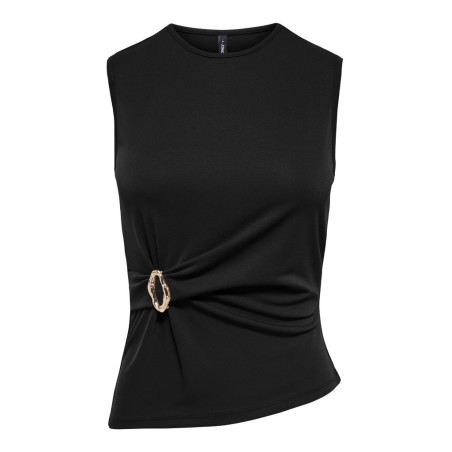 ONLY Haze buckle top - Black