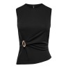 ONLY Haze buckle top - Black