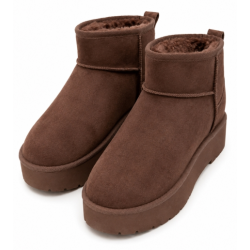 VANTING bamsestøvler - Dark Brown