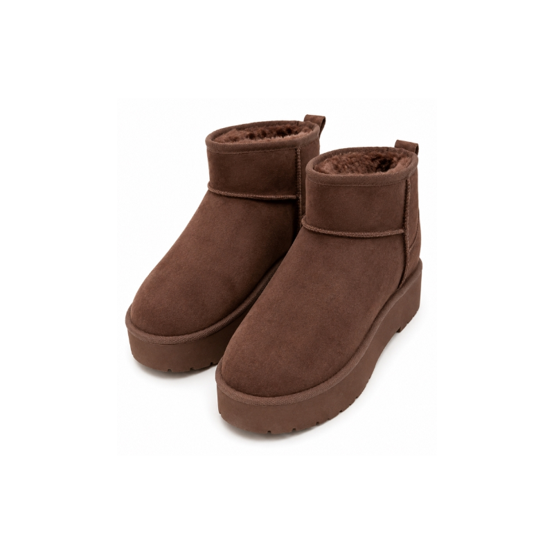 VANTING bamsestøvler - Dark Brown