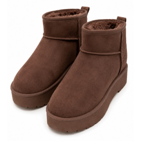 VANTING bamsestøvler - Dark Brown