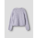 LMTD pige Bullo langærmet kort strik - Misty Lilac