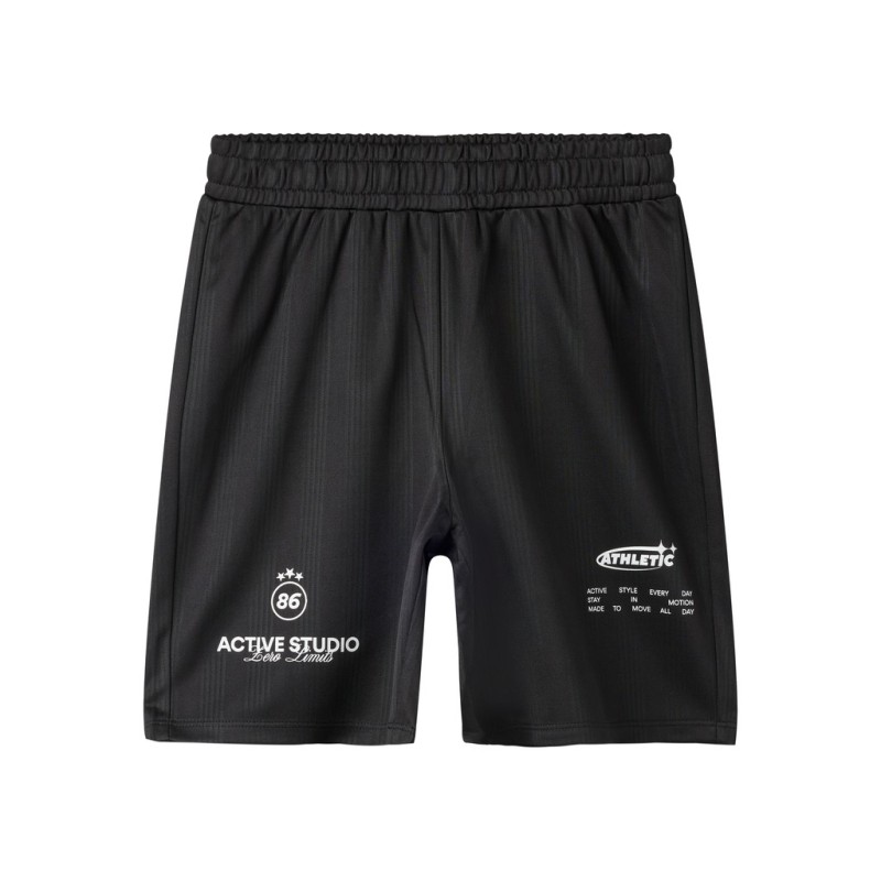 NAME IT MINI dreng - Timo regular shorts - Black Beauty