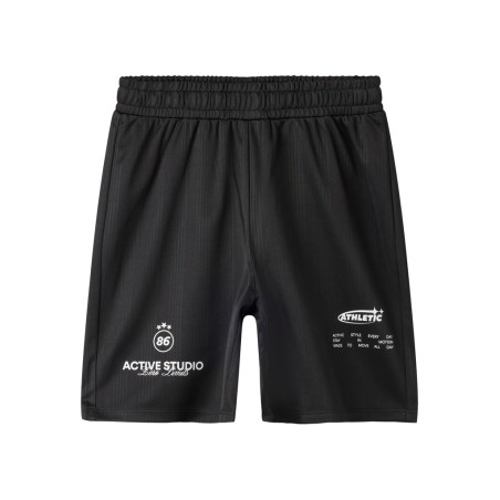 NAME IT MINI dreng - Timo regular shorts - Black Beauty