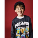 NAME IT KIDS dreng - Stus pokemon sweatshirt - Ombre Blue