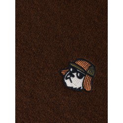 NAME IT KIDS dreng - Lexander langærmet strik - Chocolate Plum