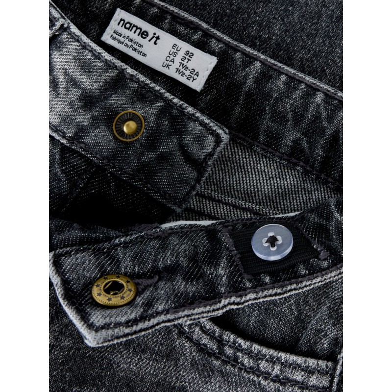 NAME IT MINI dreng - Ben skater denim jeans - Dark Grey Denim