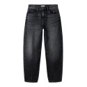 NAME IT KIDS pige - Bella barrel denim jeans - Dark Grey Denim