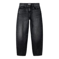NAME IT KIDS pige - Bella barrel denim jeans - Dark Grey Denim