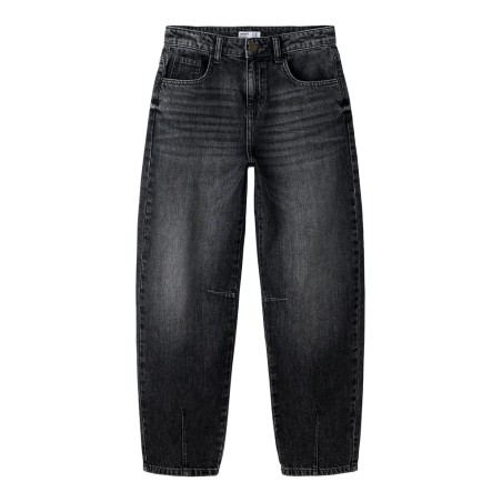 NAME IT KIDS pige - Bella barrel denim jeans - Dark Grey Denim