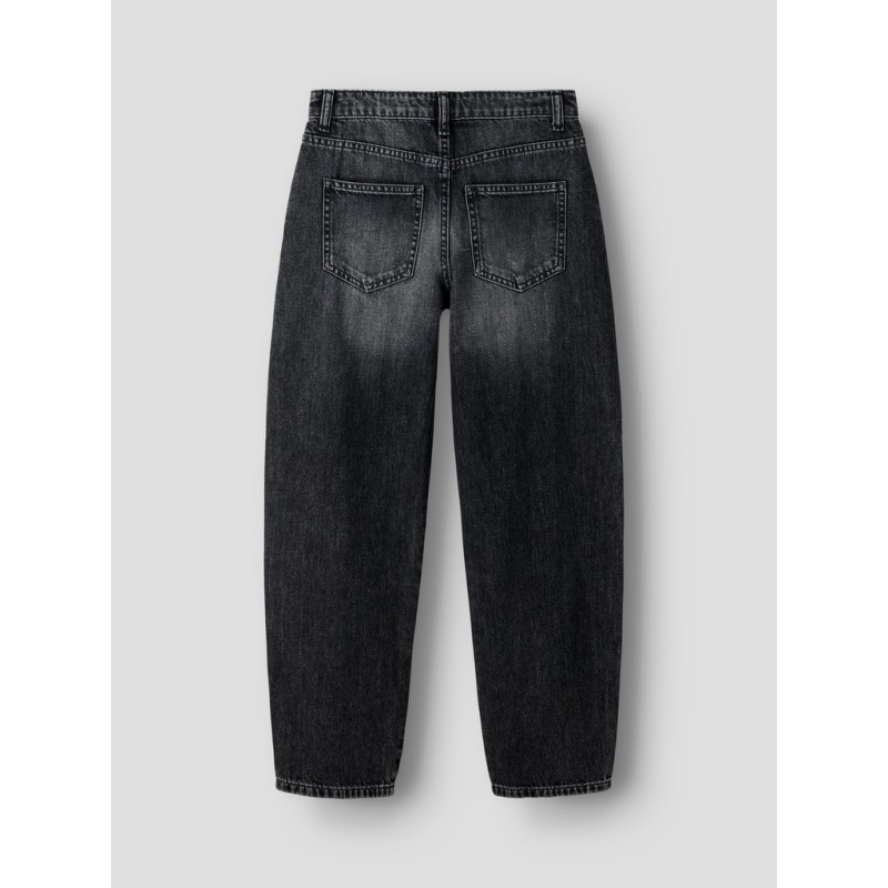 NAME IT KIDS pige - Bella barrel denim jeans - Dark Grey Denim