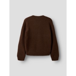 NAME IT KIDS pige - Lansa langærmet strik - Pinecone