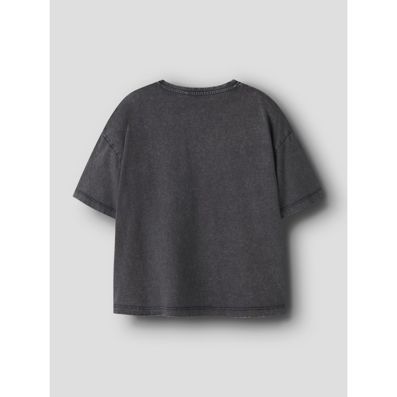 NAME IT KIDS pige - Stina kortærmet relaxed t-shirt - Sort