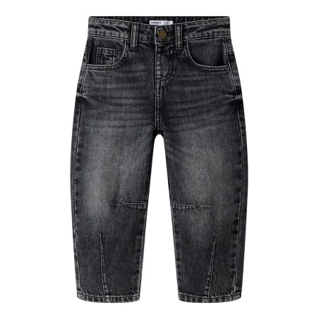 NAME IT MINI pige - Bella barrel denim jeans - Dark Grey Denim