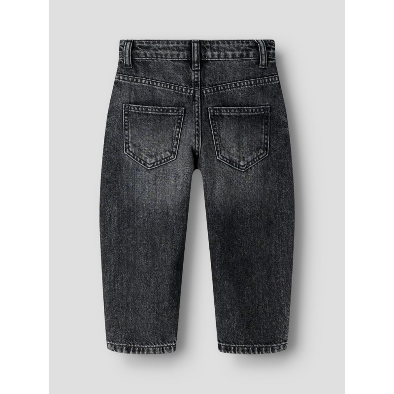 NAME IT MINI pige - Bella barrel denim jeans - Dark Grey Denim