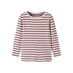 NAME IT MINI pige - Lycca langærmet x-slim top - Mary'S Rose