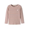 NAME IT MINI pige - Lycca langærmet x-slim top - Peyote Melange