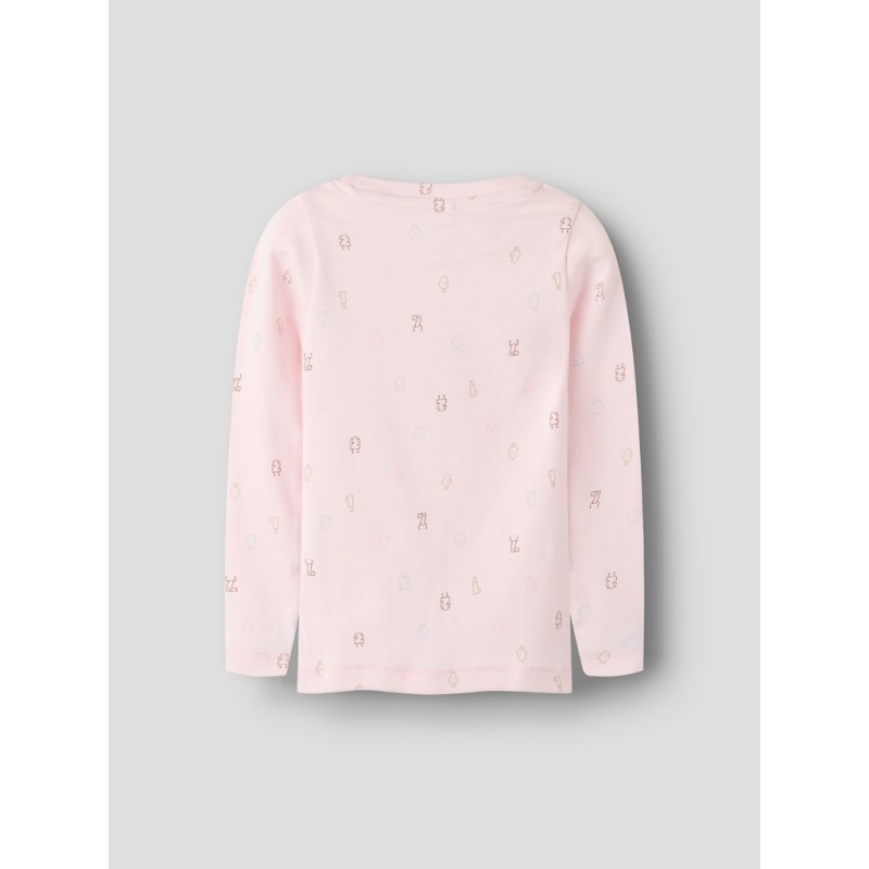 NAME IT MINI pige - Lydiana langærmet s-slim top - Mary'S Rose
