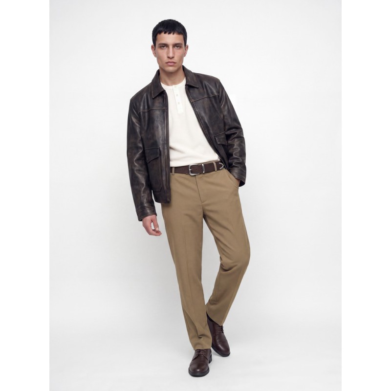 JACK & JONES Bill Toby Chino Bukser - Brindle