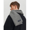 JACK & JONES Dna strik tørklæde - Grey Melange