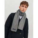 JACK & JONES Dna strik tørklæde - Grey Melange
