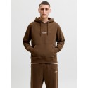 JACK & JONES Soho sweat hoodie - Cocoa