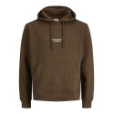 JACK & JONES Soho sweat hoodie - Cocoa