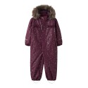 NAME IT MINI pige - Snow glitter flyverdragt - Fig