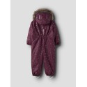 NAME IT MINI pige - Snow glitter flyverdragt - Fig